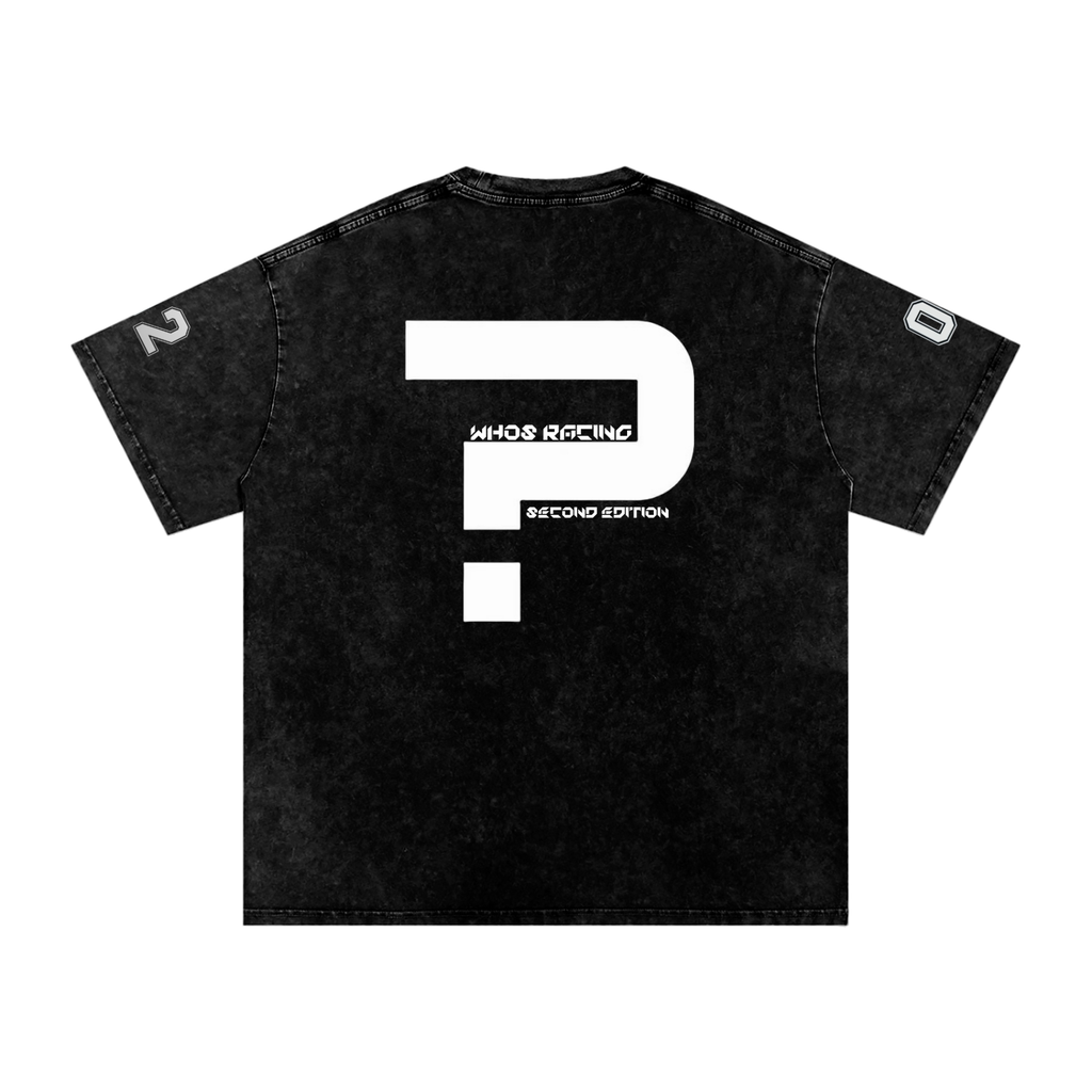 WHO'S RACING PAINT DRIP SHIRT